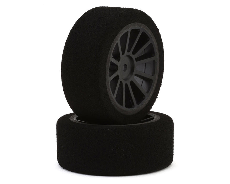 Kyosho Avantie 1/10 On Road Touring Car Front Foam Tires (Black) (2) (C3 - Hard)