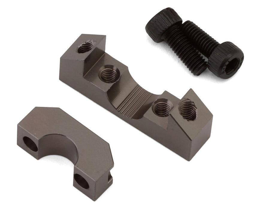 Kyosho Plazma Mk.3 Aluminum HD Front Axle Mount (Gunmetal)