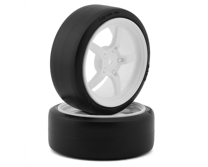 Kyosho Fazer MK2 FZ02-D Pre-Mounted Drift Tire w/5-Spoke Racing Wheels
