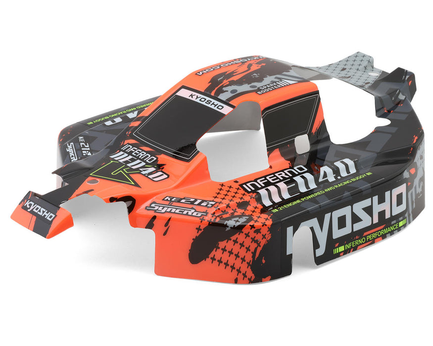 Kyosho Inferno NEO 4.0 T2 Pre-Painted Nitro Buggy Body (Red)