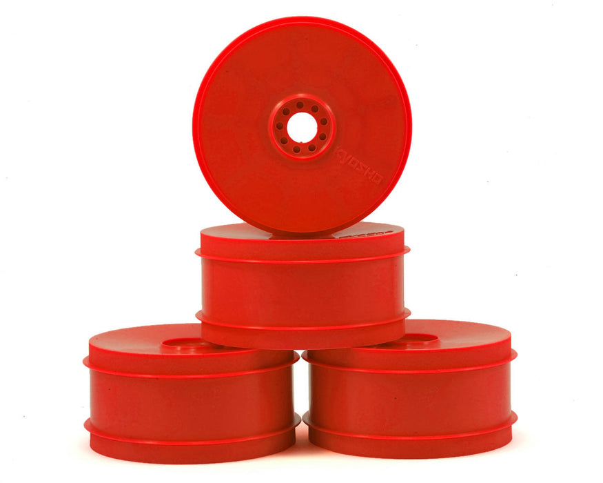 Kyosho MP9 TKI4 1/8 Off Road Dish Wheels (Red) (4)