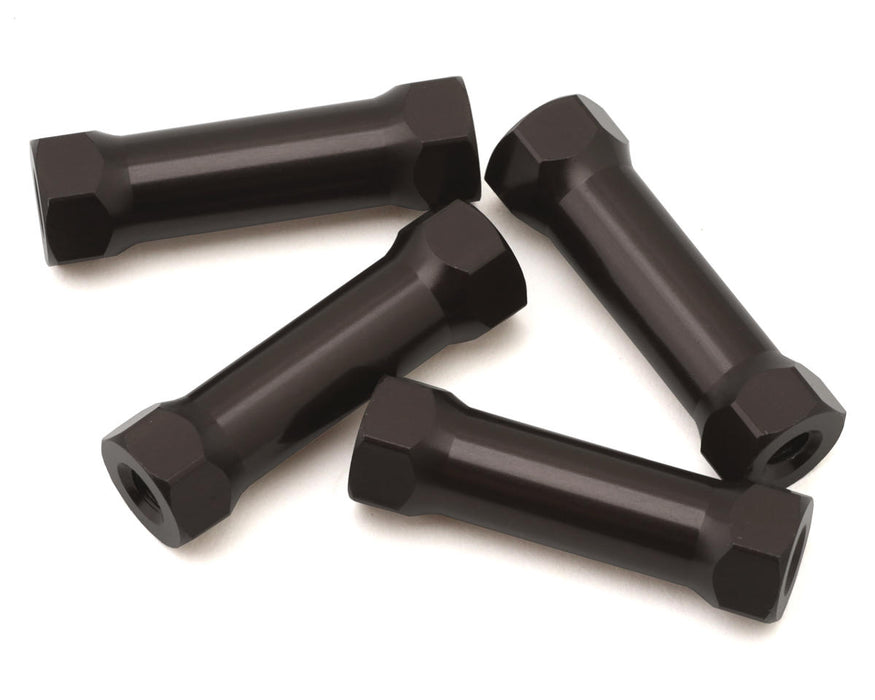 Kyosho SP Aluminum Radio Post Set (Gunmetal) (4)