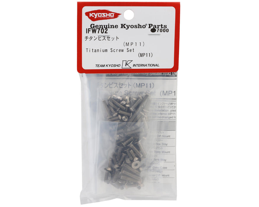 Kyosho Inferno MP11 Titanium Screws Set