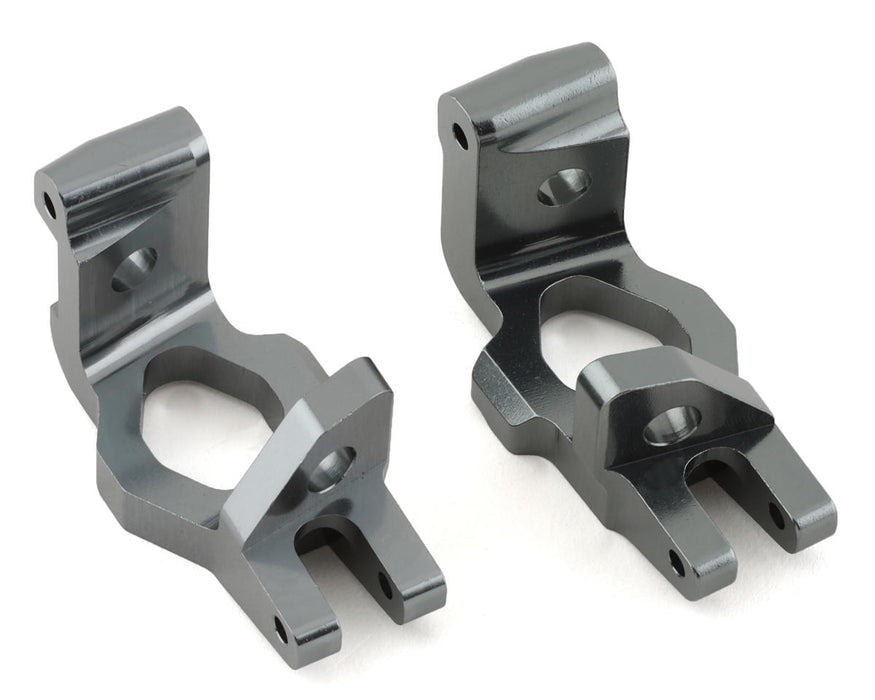 Kyosho Aluminum Front Hub Carrier Set (Gunmetal) (2)