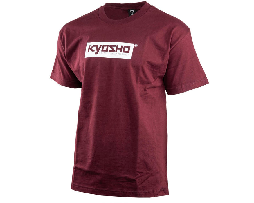 Kyosho Box Logo Beefy T T-Shirt (Burgundy) (S)