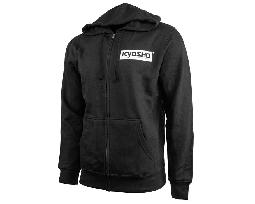 Kyosho Box Logo Full Zip Hoodie (Black) (2XL)