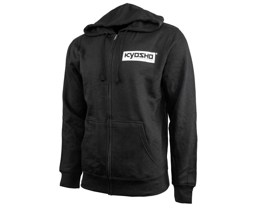 Kyosho Box Logo Full Zip Hoodie (Black) (3XL)