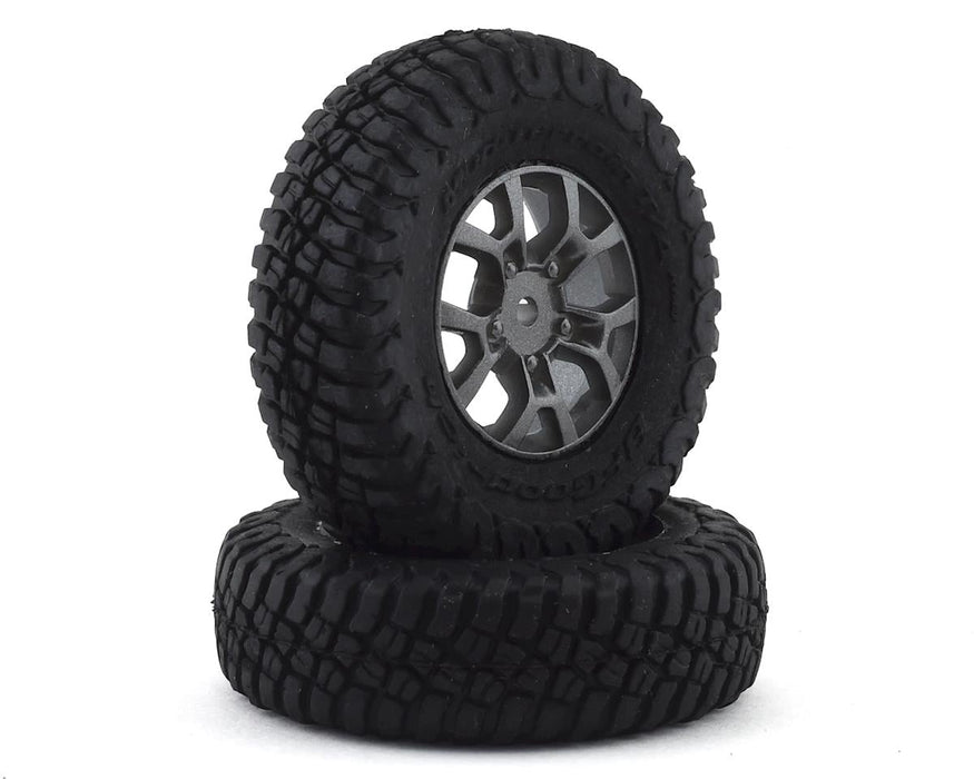 Kyosho MX-01 Suzuki Jimmy Pre-Mounted Tire & Wheels (2)