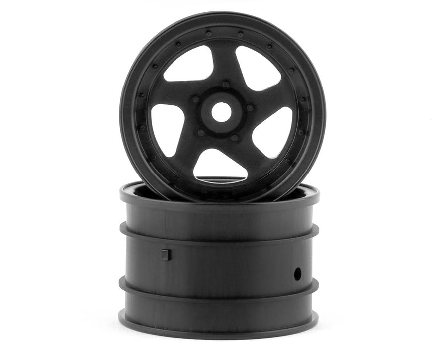 Kyosho Optima 43mm 5-Spoke Wheels (Black) (2)