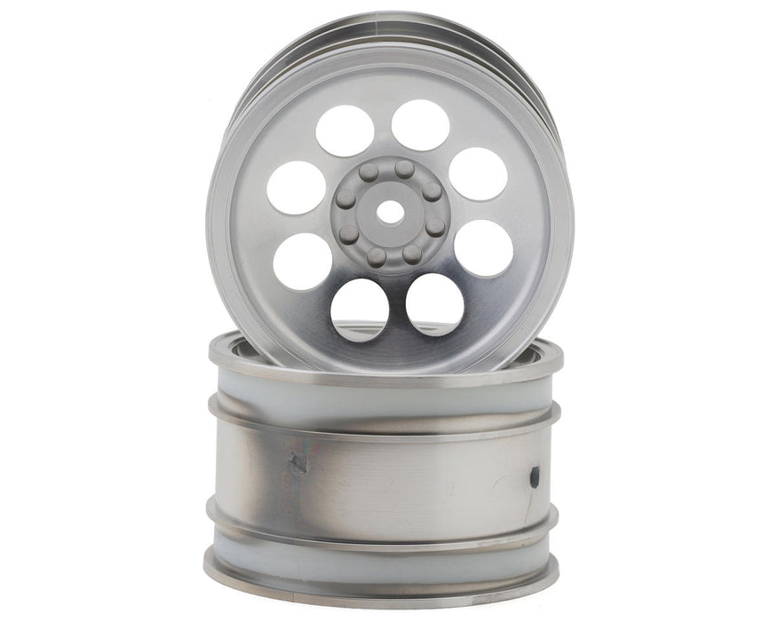 Kyosho Turbo Optima 50mm 8-Hole Wheels (Chrome) (2)