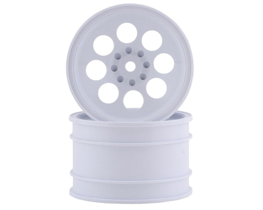Kyosho Turbo Optima 50mm 8-Hole Wheels (White) (2)