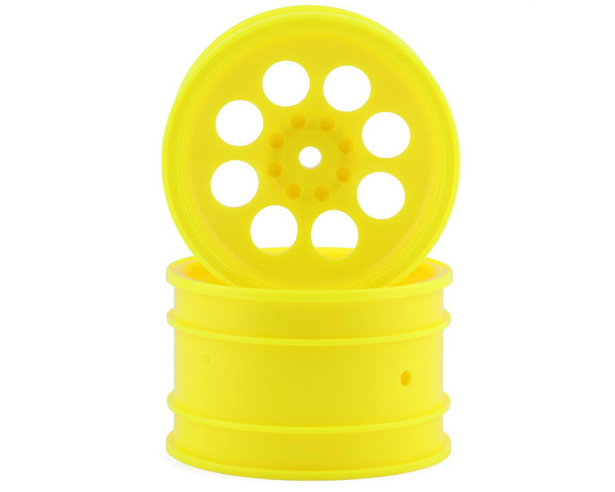 Kyosho Turbo Optima 50mm 8-Hole Wheels (Yellow) (2)