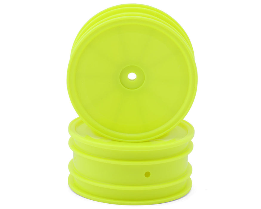 Kyosho Optima 2.2" Front Dish Wheels (Yellow) (2)