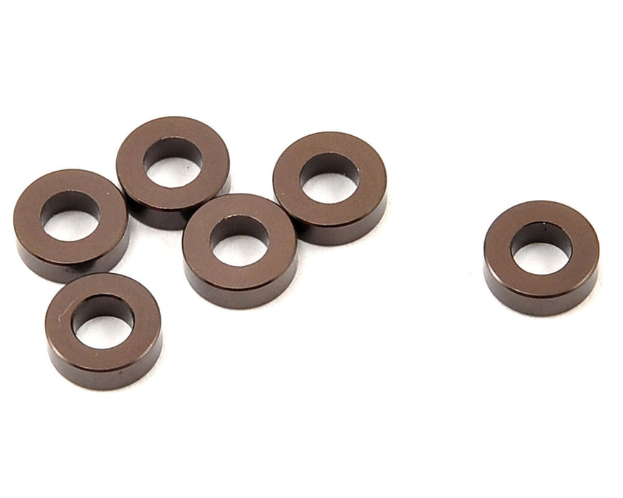 Kyosho 3x6x2mm Aluminum Washer (Gun Metal) (6)