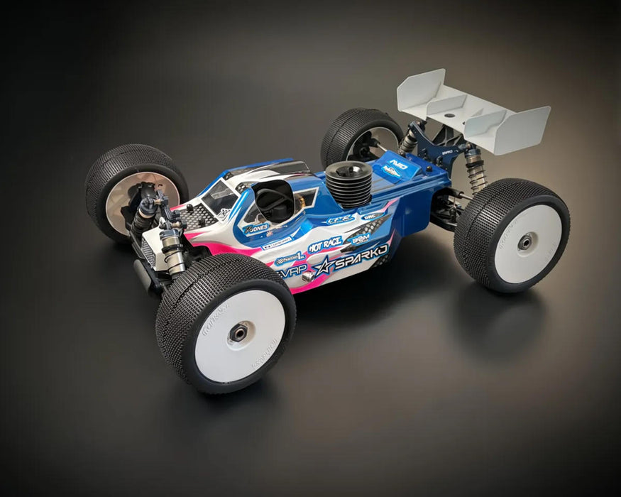 Leadfinger Racing Sparko F8T V2 Beretta 1/8 Truggy Body (Clear)