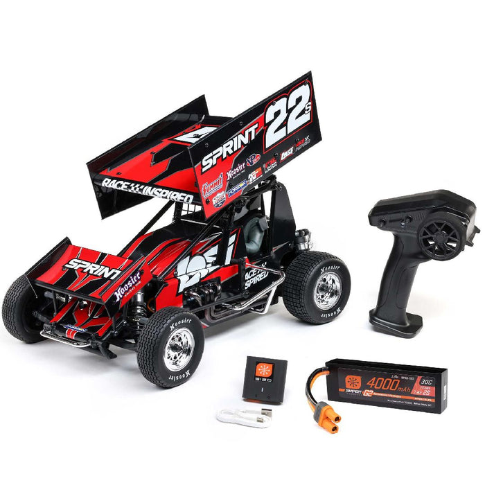 Losi 1/10 22S Sprint Car Brushless 2wd RTR - Red