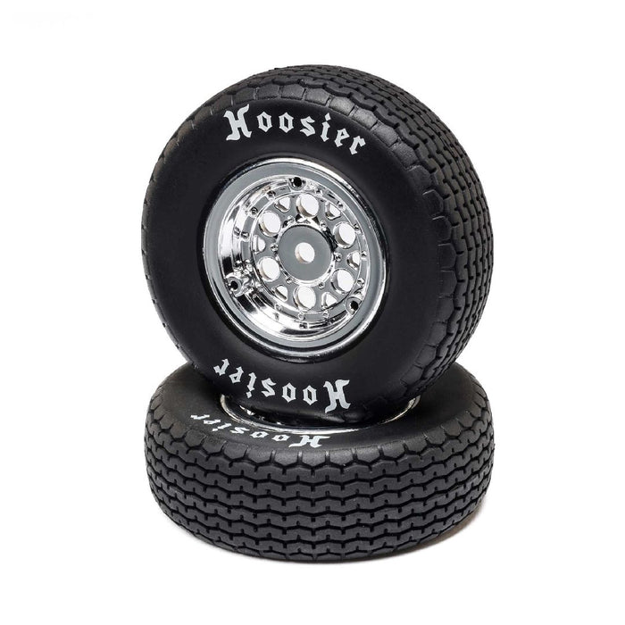 Losi Front Tire Set, Mounted, Hard: 22S Sprint