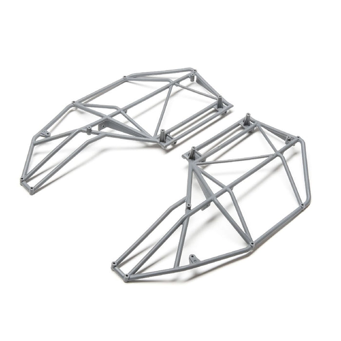 Losi Roll Cage, Side, Left & Right, Gray: Rock Rey