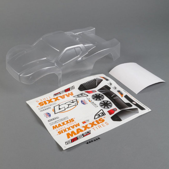 Losi Body Set, Clear: 22S SCT