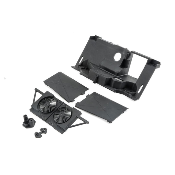 Losi Rear Bulkhead,Fan Panel, Mudguards: Baja Rey