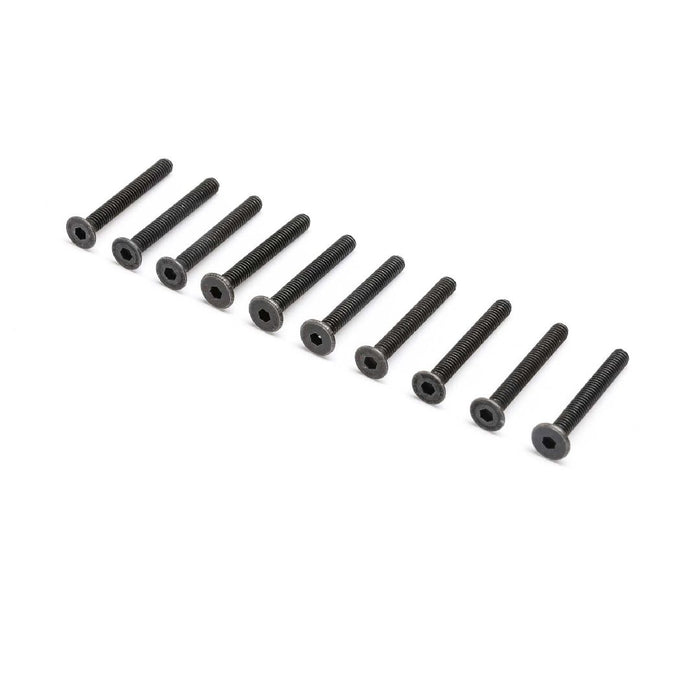 Losi Flat Head Screws M2.5 x 20mm (10)