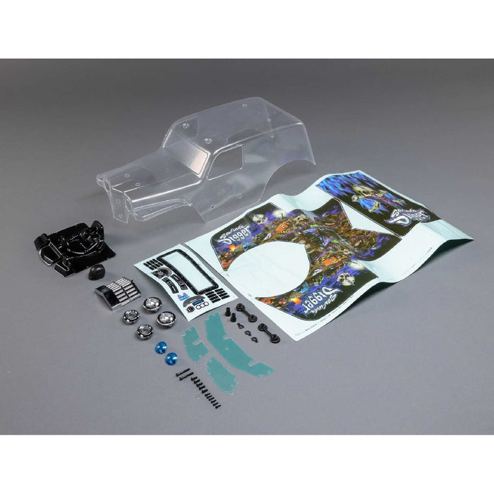 Losi Body Set, Clear, Son Uva Digger: LMT