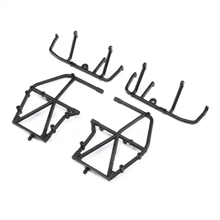 Losi Side Cage and Lower Bar, Black: LMT