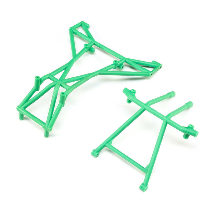 Losi Top and Upper Cage Bars, Green: LMT