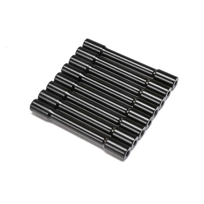 Losi Crossbar, End Plates, AL, BLK, (8): LMT, TTLMT