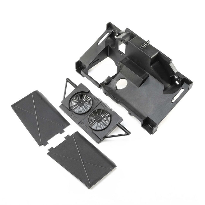 Losi Rear Bulkhead, Fan Panel, MudGuards:Super Baja Rey