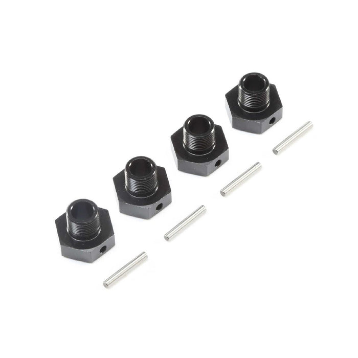 Losi 20mm Wheel Hexes and Pins, Black (4): Super Baja Rey