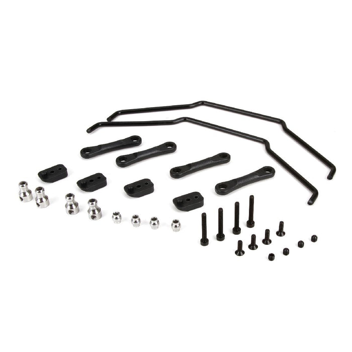 Losi Front & Rear Sway Bar Kit: 1:5 4wd  DBXL