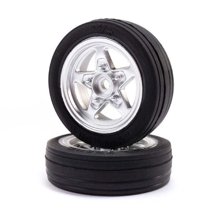 Losi Mickey Thompson, Front Tire, Premounted: Mini Drag