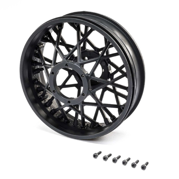 Losi Rear Wheel Set, Black (1) PM-MX