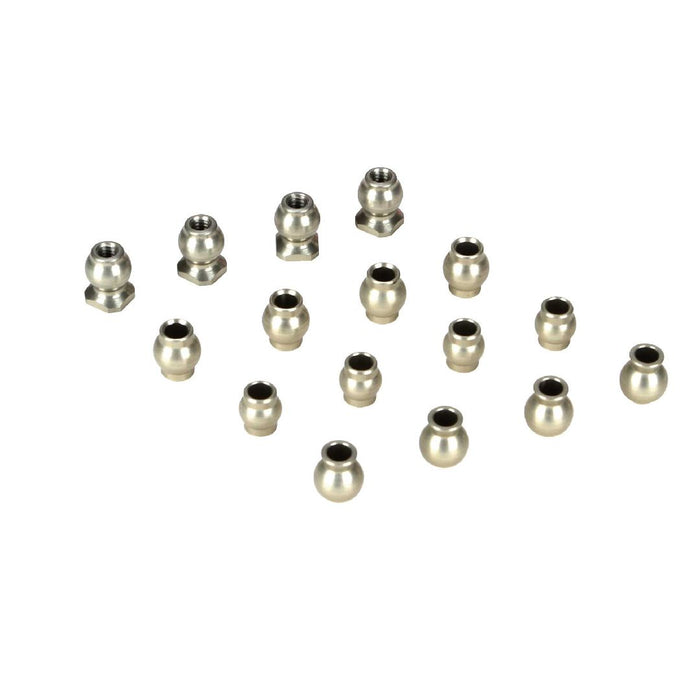 Losi Pivot Ball Set, Hard Anodized(16): TEN