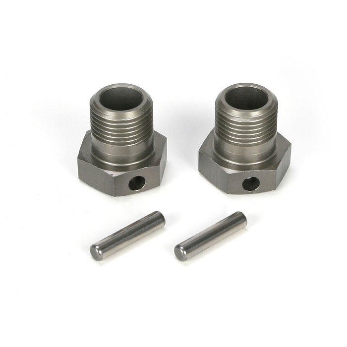 Losi Front/Rear Wheel Hex & Pin (2): 5IVE-T, MINI WRC