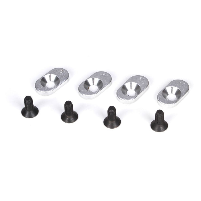 Losi Engine Mount Inserts & Screws, 18/58(4):5IVE-T, MINI WRC