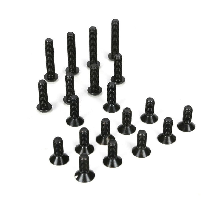 Losi 6mm BH & FH Screw Asst (20): 5IVE-T, MINI WRC