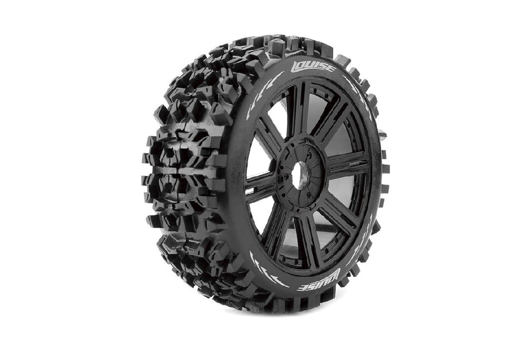 Louise R/C B-Pioneer 1/8 Buggy on Spoke/Black Wheels (2)