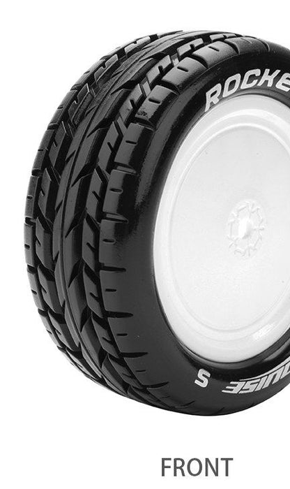 Louise R/C E-Rocket 1/10 Buggy  on White Wheels (front 4WD)(2)