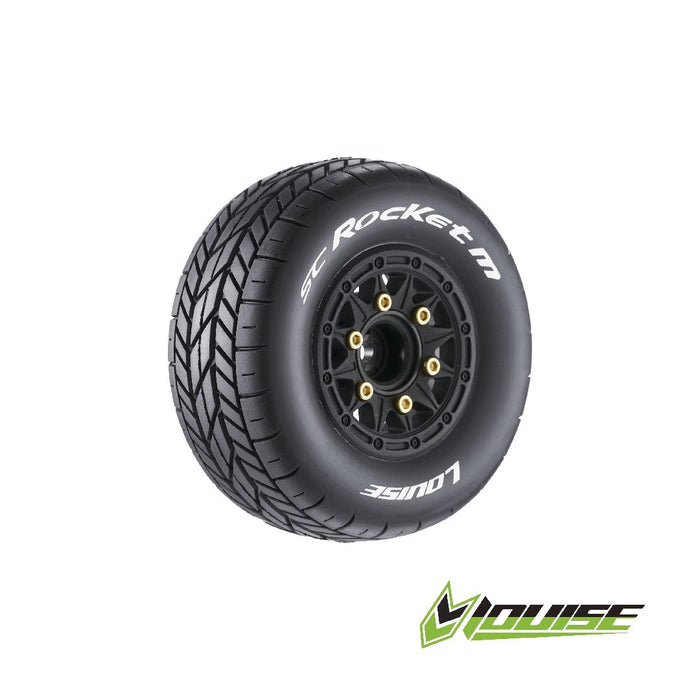 Louise R/C SC-Rocket M 1/10 (Soft) 12, 14, 17mm on Black Wheel(2