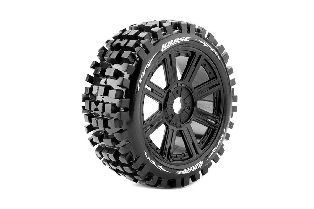 Louise R/C B-ulldoze 1/8 Buggy on Spoke/Black Wheels (2)