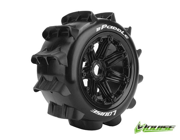 Louise R/C B-Paddle 1/5  (Sport) 24mm on Black Wheel (2) (Rear)