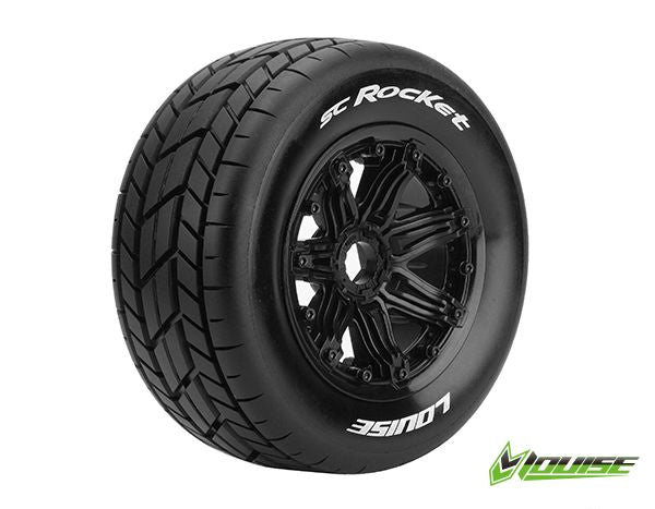 Louise R/C SC-Rocket 1/5 (Sport) 24mm on Black Wheel (2) (F/R)