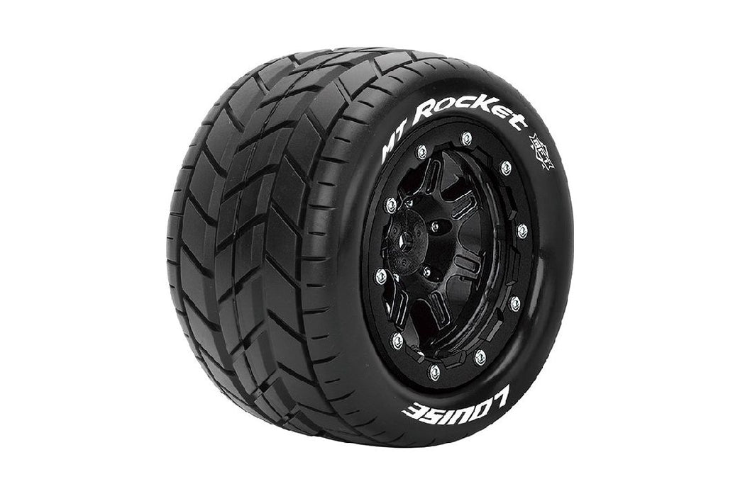 Louise R/C MT-Rocket on Black Whls for Maxx 5.3" OD (2)