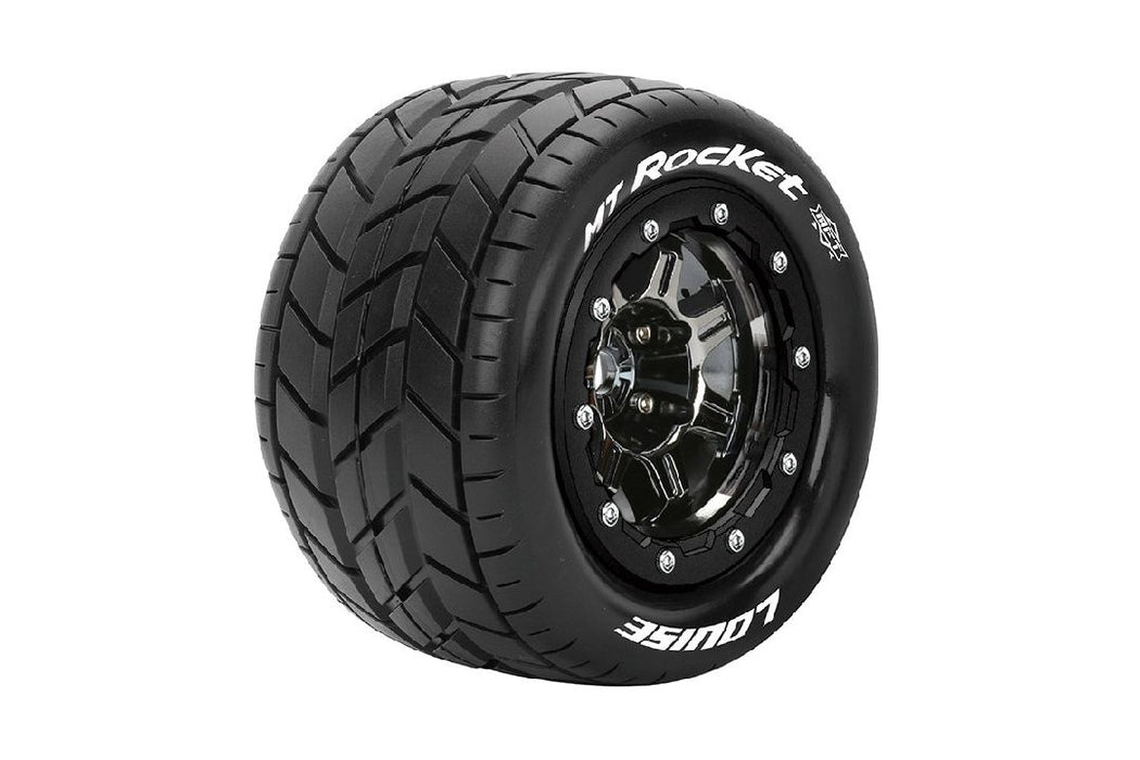 Louise R/C MT-Rocket on Black/Chrome Whls for Maxx 5.3" OD (2)