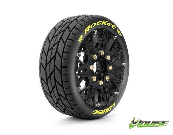 Louise R/C B-Rocket 1/8 Buggy on Spoke / Black Wheels (2)