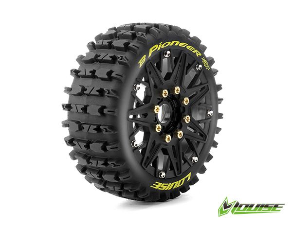 Louise R/C B-Pioneer 1/8 Buggy on Spoke / Black Wheels (2)