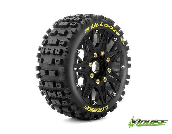 Louise R/C B-ulldoze 1/8 Buggy on Spoke / Black Wheels (2)