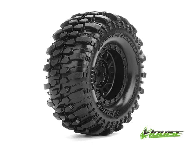 Louise R/C 1.0" CR-Champ (Super Soft) 7mm on Black (2)(F/R)